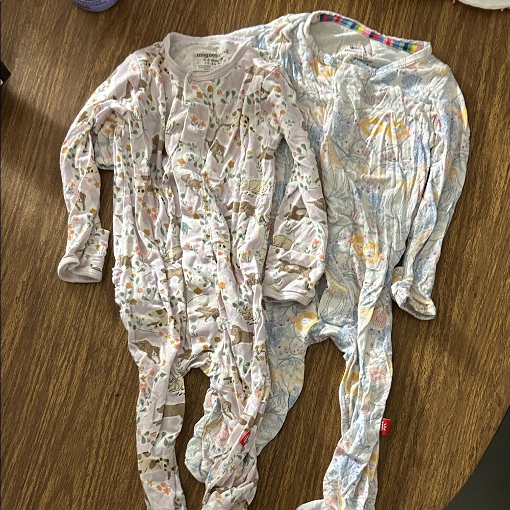 Magnetic Me Kids Pajama Sets - Floral and Animal Prints